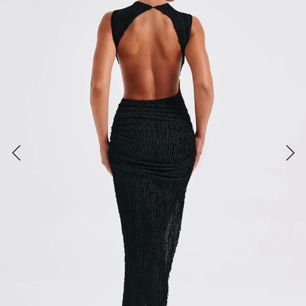 Babyboo Stretchy Black Midi Dress - Picture 8 of 8